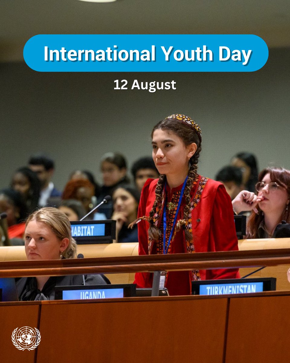 UN's tweet photo. Half of the people on Earth are 30 years old or younger.

Wednesday’s #YouthDay is an opportunity to recognize and support youth-led solutions to build a more just, peaceful and sustainable world for all.

https://t.co/rt7H5u6mTv https://t.co/Sivx2fMI9J