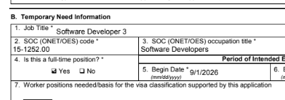 chrisbrunet's tweet photo. Stanford University (@Stanford) has just filed 3 notices of intent to hire H-1B workers

- Marketing Specialist ($170k, working remotely from Ohio)
- System Administrator ($155k)
- Software Developer ($183k)

No American citizens were qualified for any of these jobs. https://t.co/Yk4g1xz9HS