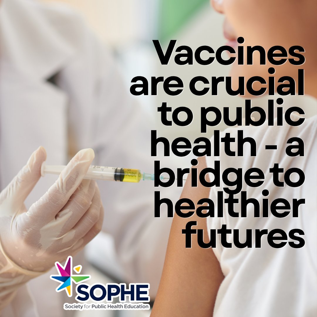 SOPHEtweets's tweet photo. Vaccination is essential to global public health and saves millions of lives each year. National Immunization Month is August. 💉

💬 How can we involve patients in shared decision-making about vaccines?

#NationalImmunizationMonth #Vaccines #PublicHealth #SOPHE https://t.co/CStOfbMkFf