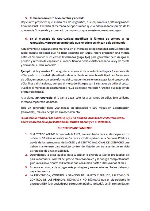 riximga's tweet photo. 💥Ante la propuesta Liberal en contubernio con los nacionalistas, para privatizar la ENEE; maquillada como “Ley de Justicia Energética”, y castigar al pueblo con altísimas tarifas que también asfixian a miles de empresas, fijamos nuestra posición desde @PartidoLibre. 

¡LA ENEE ES PÚBLICA Y NO SE VENDE. SE DEFIENDE!💥