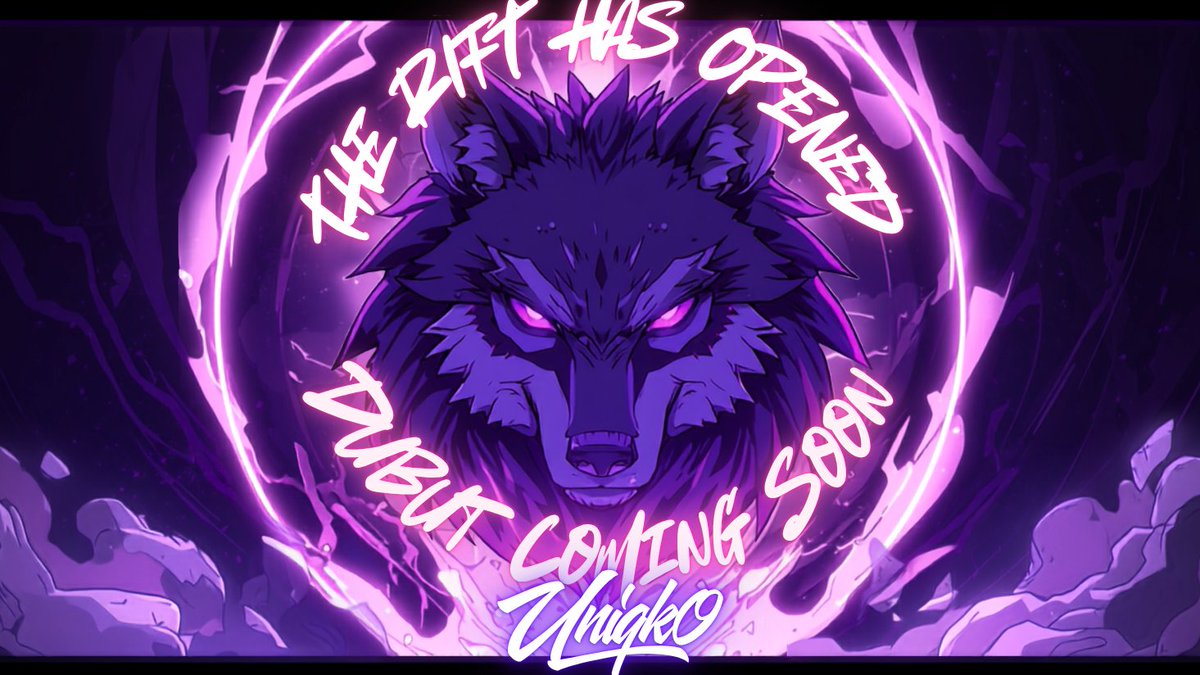 Uniqk0VT's tweet photo. 🐺💜 THE RIFT HAS OPENED.

After years of gaming, chaos, and way too many questionable decisions… it’s finally happening.

I’m officially stepping into the Rift as Uniqk0 — The Riftborn Wolf. 🌌🐺

A new chapter begins. New adventures, new games, new chaos… and hopefully a few good decisions along the way. 😂

⚡ VTUBER DEBUT INCOMING ⚡

The Alpha has arrived.

Will you join the Pack? 💜

#VTuber #VTuberDebut #ENVtuber #Twitch #Gaming #WolfVTuber