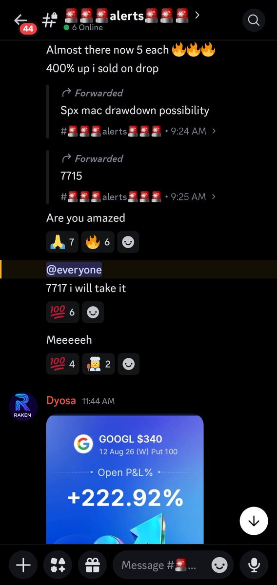 TradingRaken's tweet photo. 1 hour after open i posted this👇 my alerts at the open.. if you tailed it comgrats

Imagine knowing when to sell

$SPX $SPY Gurus on X keep on calling calls lol

Do they know what they are doing , I really dont care. My circle is all I care for (discord, X followers)

Next approval date 8.30.26
$nvda $tsla $meta $mu $sndk
 https://t.co/h1CK0BpuPx