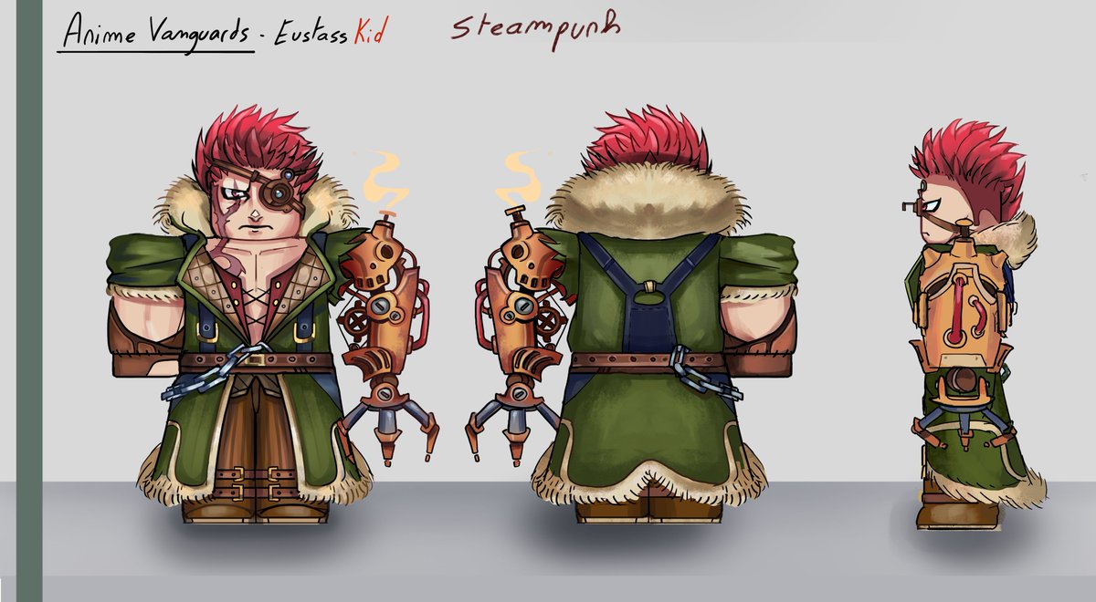 steamable's tweet photo. Some concepts I did for Anime Vanguards on Roblox !!

#ROBLOX #RobloxDev https://t.co/b5ZndI0JmV