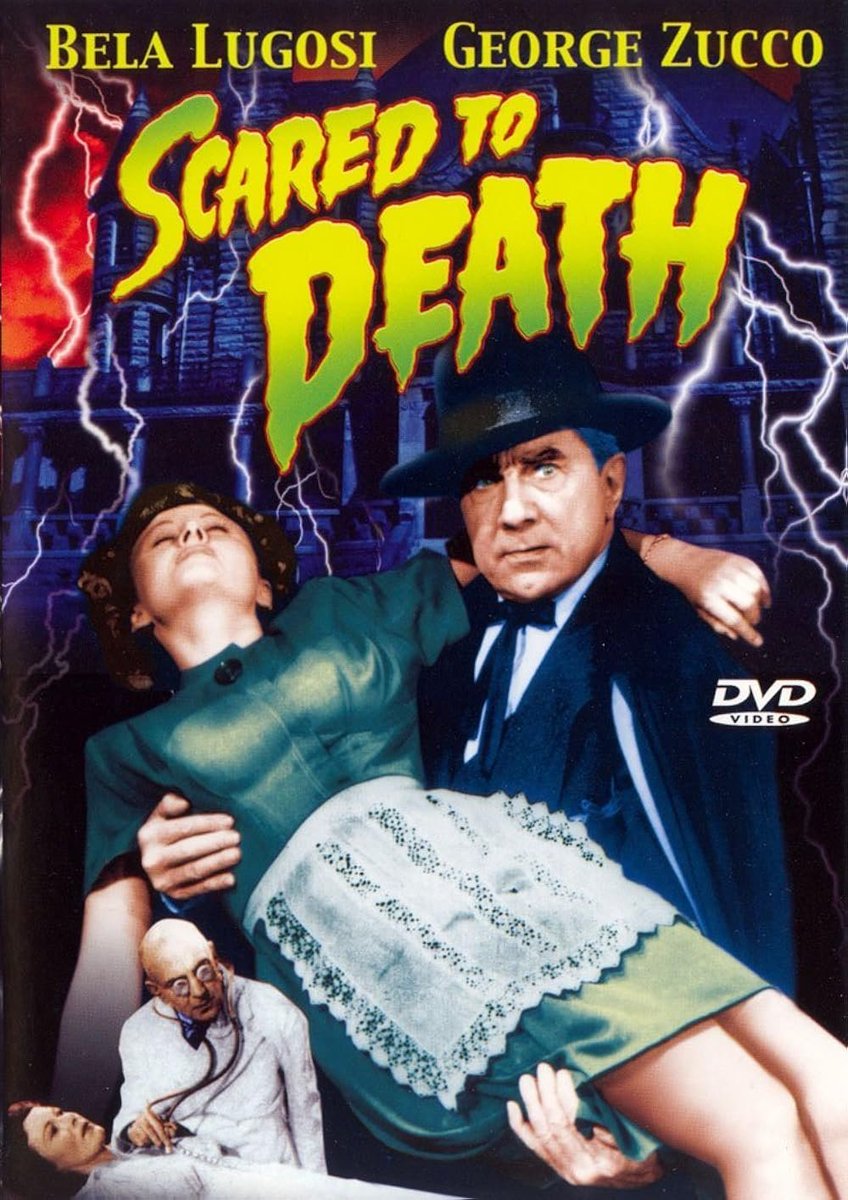 LeMarquePage's tweet photo. Mort de peur (1947)
Une morte nous raconte en voix off comment elle est morte de peur. 
Bon c'est pas fou, mais le mort en perso principal qui narre en flashback 3 ans avant sunset boulevard, je salue bien bas. 
Oh et c'est le seul film qui prouve que Bela Lugosi était en couleur https://t.co/8fq3DHtqUF