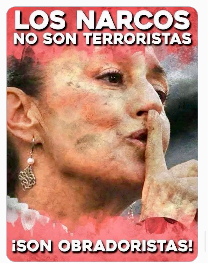 RICARDOUGA88693's tweet photo. ¡PARA QUE NO DIGAMOS NADA, NI LES EXHIBAMOS NUNCA NADA, NI LES RECLAMEMOS NUNCA NADA, Y CON ESO "INSTAURAR" SU #NarcoDictaduraTerroristaDeMorena
¡Y que nadie, NI EL MUNDO ENTERO, les diga NUNCA NADA! https://t.co/yIO91zcHP9