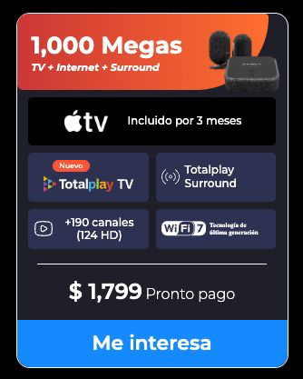 ocruzdev's tweet photo. está bien curiosito @totalplaymx  con sus paquetes publicados en su webpage, el paquete de 1000mbps con Netflix, Universal+, HBO Max, Disney+ y Apple TV es más $600 pesos mas barato que el que solo incluye Apple TV. Todo lo demás es idéntico. https://t.co/MUeNPhihj0