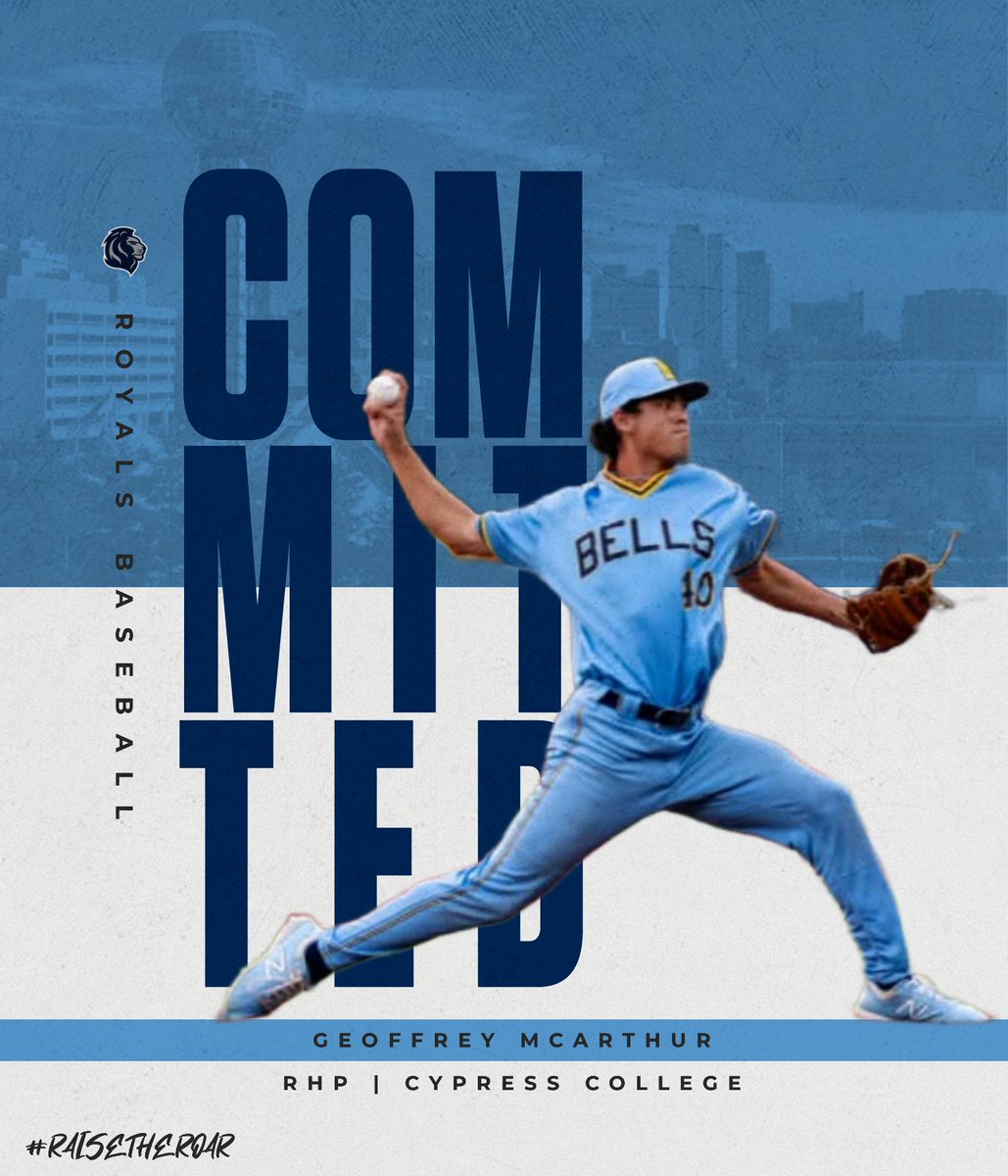 JURoyals_BB's tweet photo. 🚨COMMITTED🚨

We would like to welcome Geoffrey McArthur! Geoffrey will be joining the Royals this fall from Cypress College.

#RaiseTheRoar https://t.co/vTxBvnRS6d