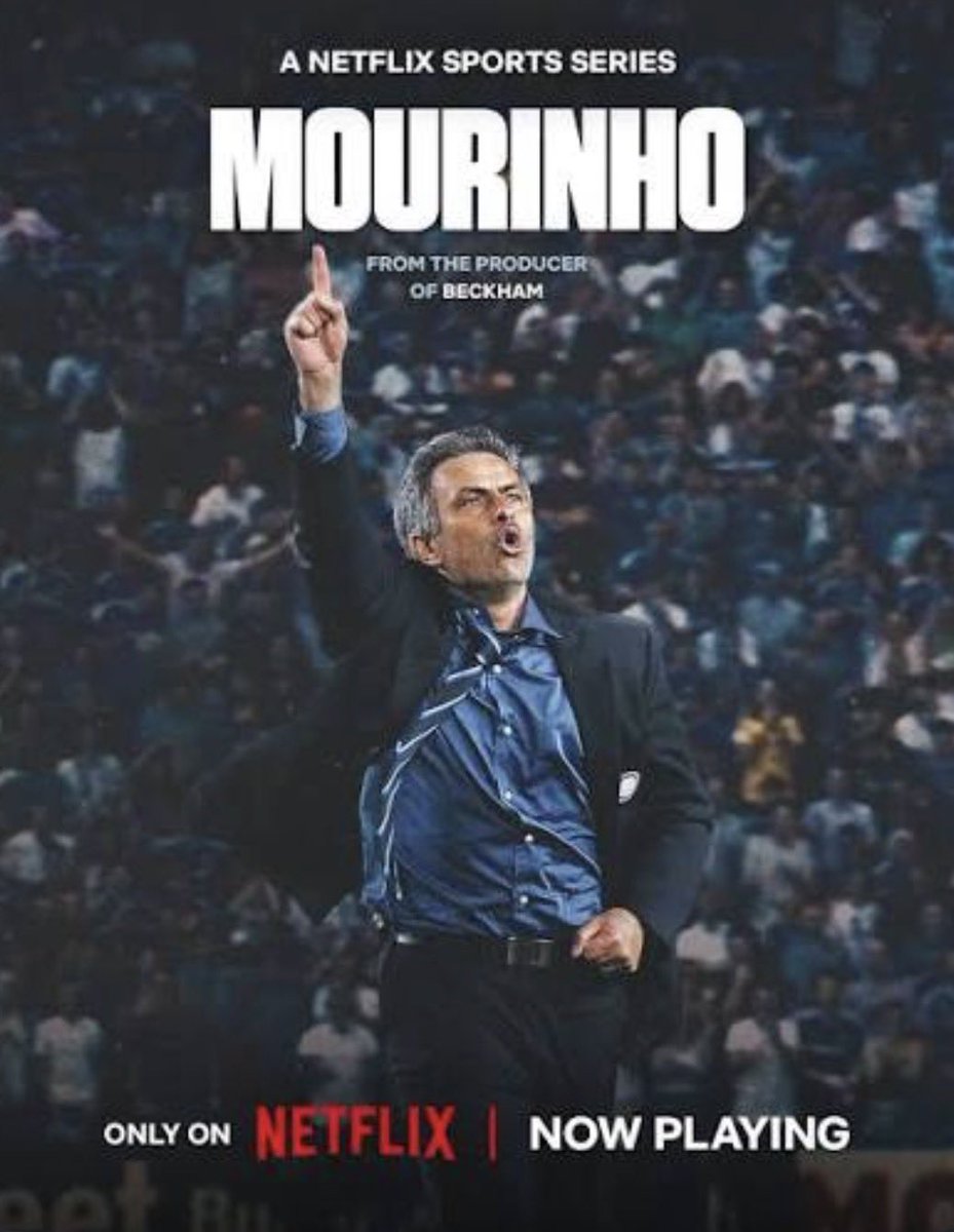 Gemma_Manns's tweet photo. Yeah 1 episode down, and I can confirm I am once again totally in love with this man 💙 #Mourinho https://t.co/0ewTeipsGq