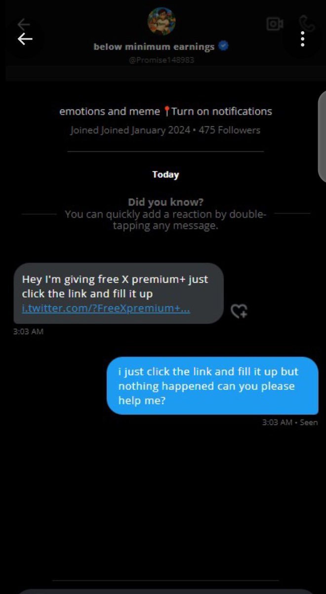 Promise148983's tweet photo. Pls guys don't fall for this  scam  see as person clone my account 😭 to  dey scam people https://t.co/aBp2Neu5ob