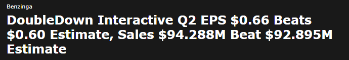 HInvest2148390's tweet photo. Nice Numbers from the attractive valued $DDI https://t.co/Jec8Krw8cH