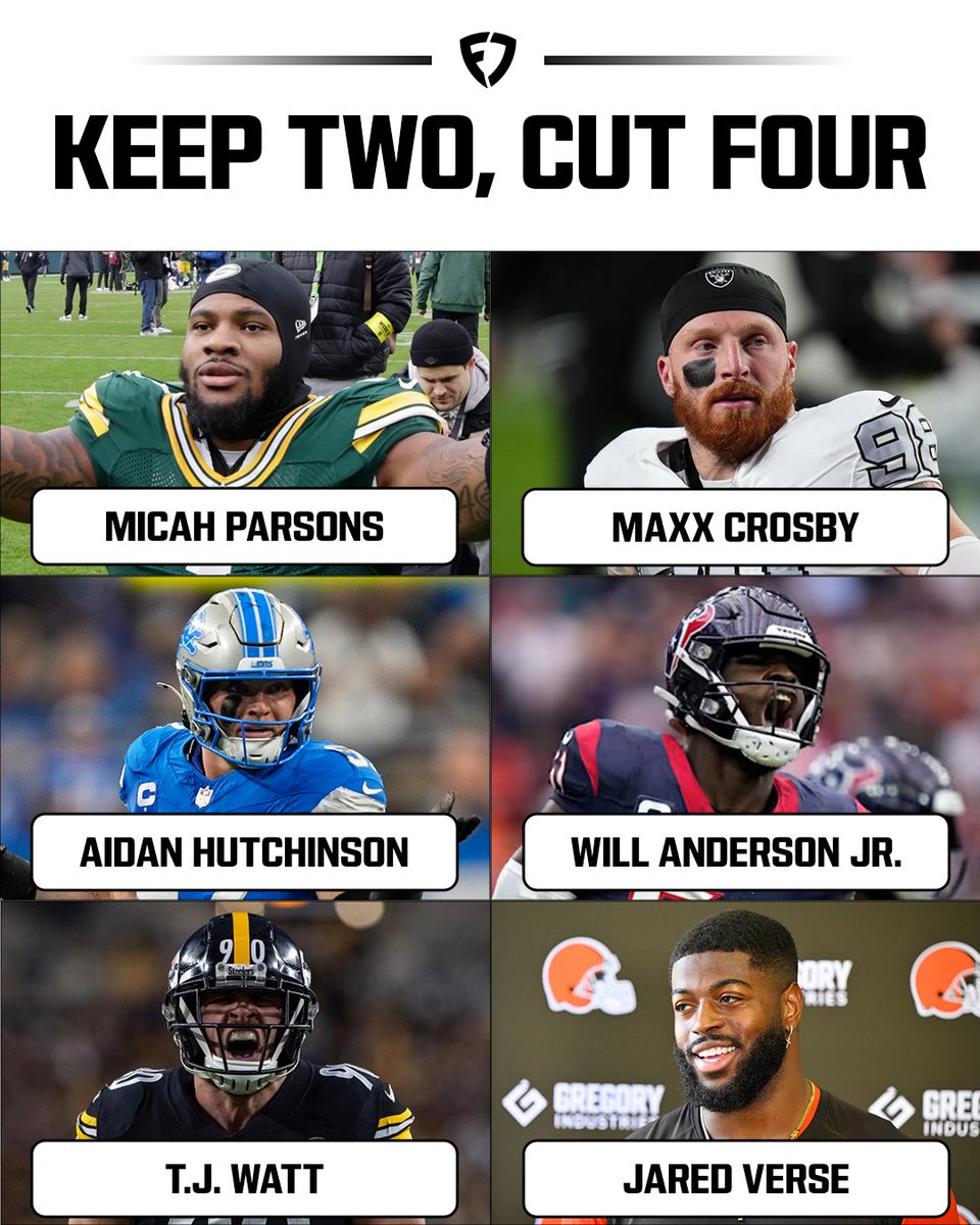 FanDuel's tweet photo. Keep two, cut four:

What's the right answer? 🧐 https://t.co/naR3jBMqNY