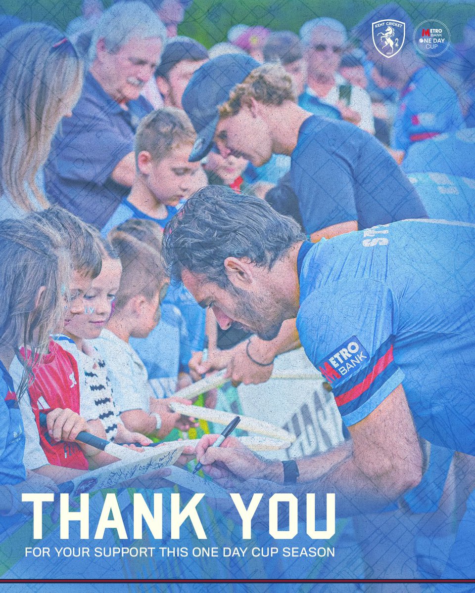 KentCricket's tweet photo. Thank you for your outstanding support, as always, during this Summer's Men's @onedaycup 👏 https://t.co/o589lohehn