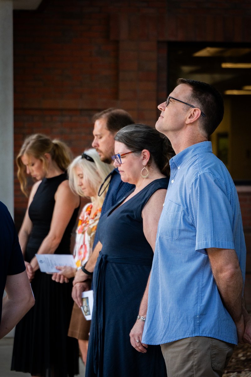 fpu's tweet photo. Yesterday, President André Stephens and First Lady Beth Stephens joined faculty and staff to pray over our campus and the year ahead. We’re placing this new academic year, our students and our entire FPU community in God’s hands and trusting Him to lead the way. https://t.co/XIm19LX5iZ
