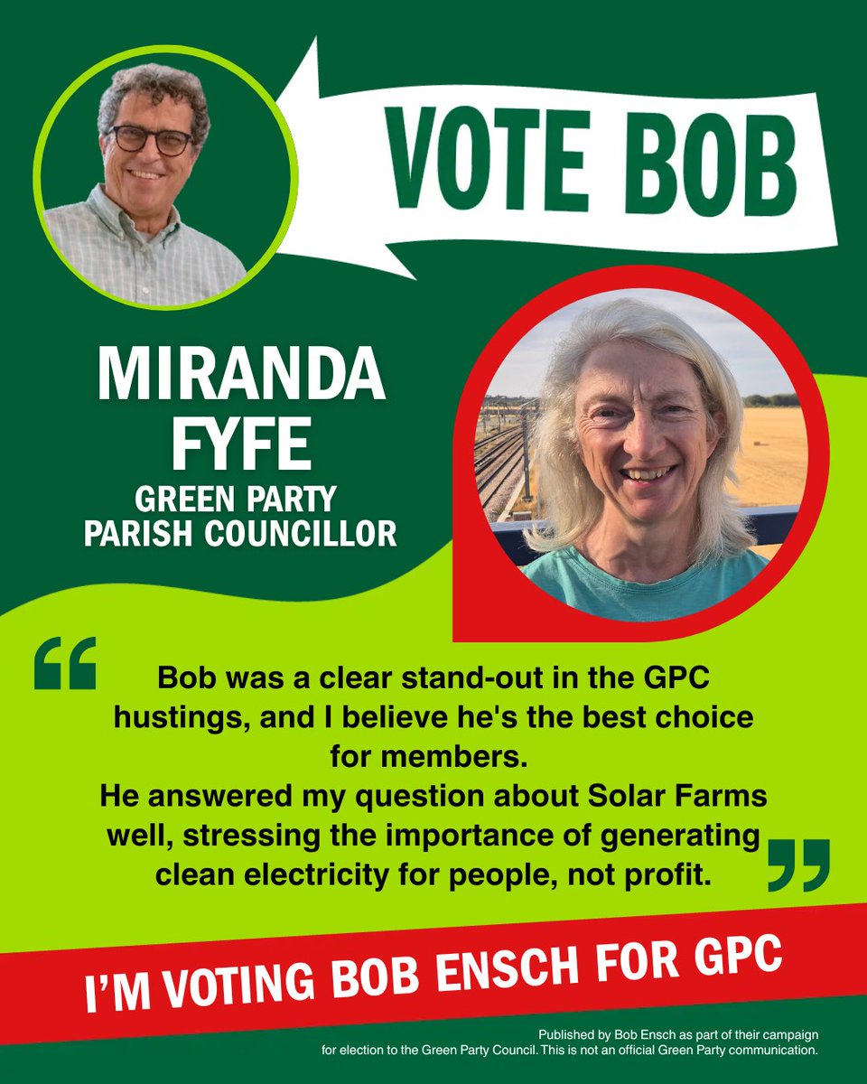 EnschBob's tweet photo. Thanks very much for engaging with the hustings Miranda, and for your support… https://t.co/QXUI4nOMYo