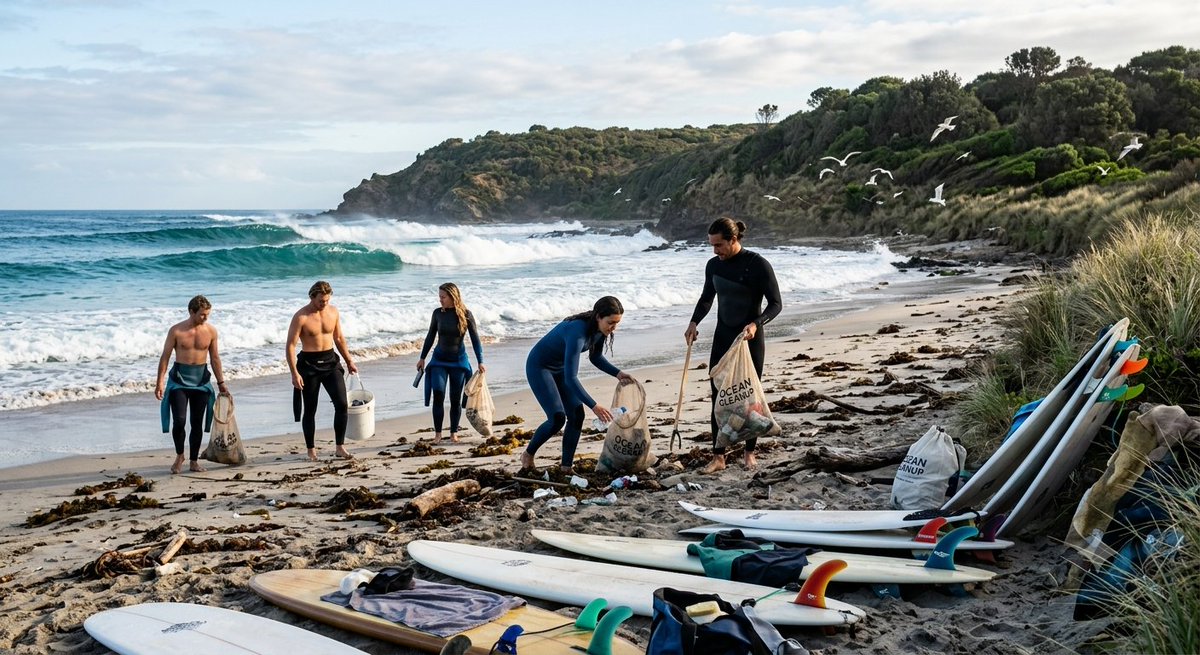 surfreportbr's tweet photo. Surf também é atitude fora d’água. 🌊♻️ Cuidar da praia, recolher o lixo e preservar o oceano faz parte da mesma paixão que nos leva às ondas. 🤙
#Surf #Surfing #OceanCleanup #PraiaLimpa #Sustentabilidade #Ocean #SurfLife #SurfCulture #PreserveOceans #SurfReport https://t.co/W9nYjAWze6
