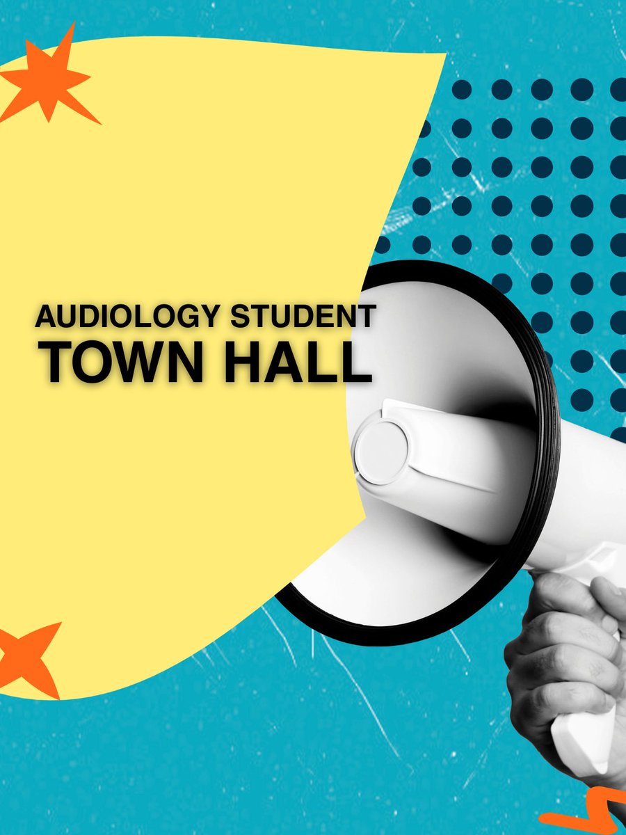 AcademyofAuD's tweet photo. Calling AuD students! Join the upcoming town hall on August 25 at 8:00 pm ET. Students will have an opportunity to openly discuss aspects of their clinical placements, including learning environments, supervision styles, challenges, and successes. 

https://t.co/WTUVazHBeA https://t.co/vk7I9Qandr