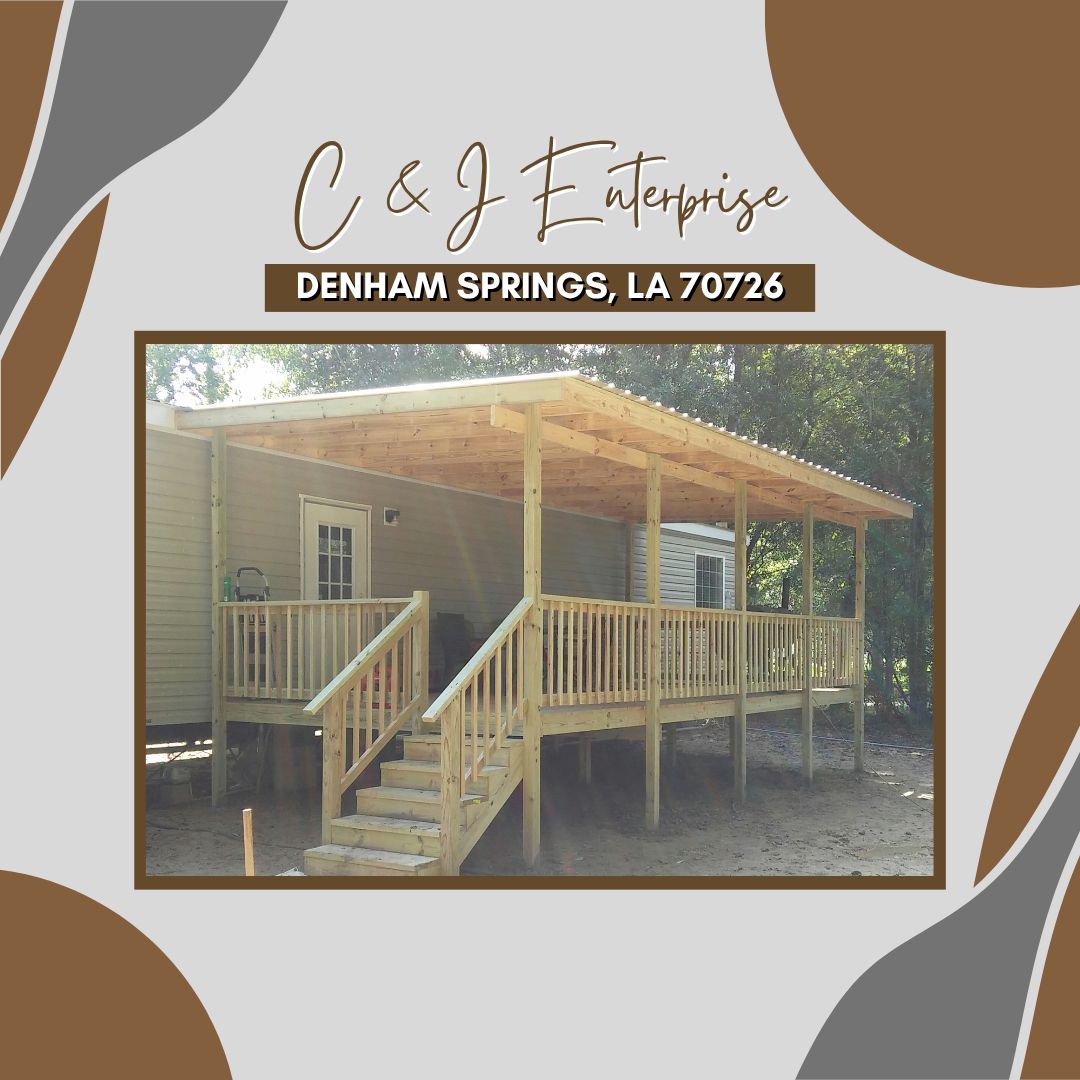 CJEnterprise3's tweet photo. Transform your outdoor space into a shaded retreat. As covered deck builders, we create spaces where you can relax anytime. Message us today!
#CoveredDeckBuilder
https://t.co/jtdrBwGqGo https://t.co/mm3kYqlFro