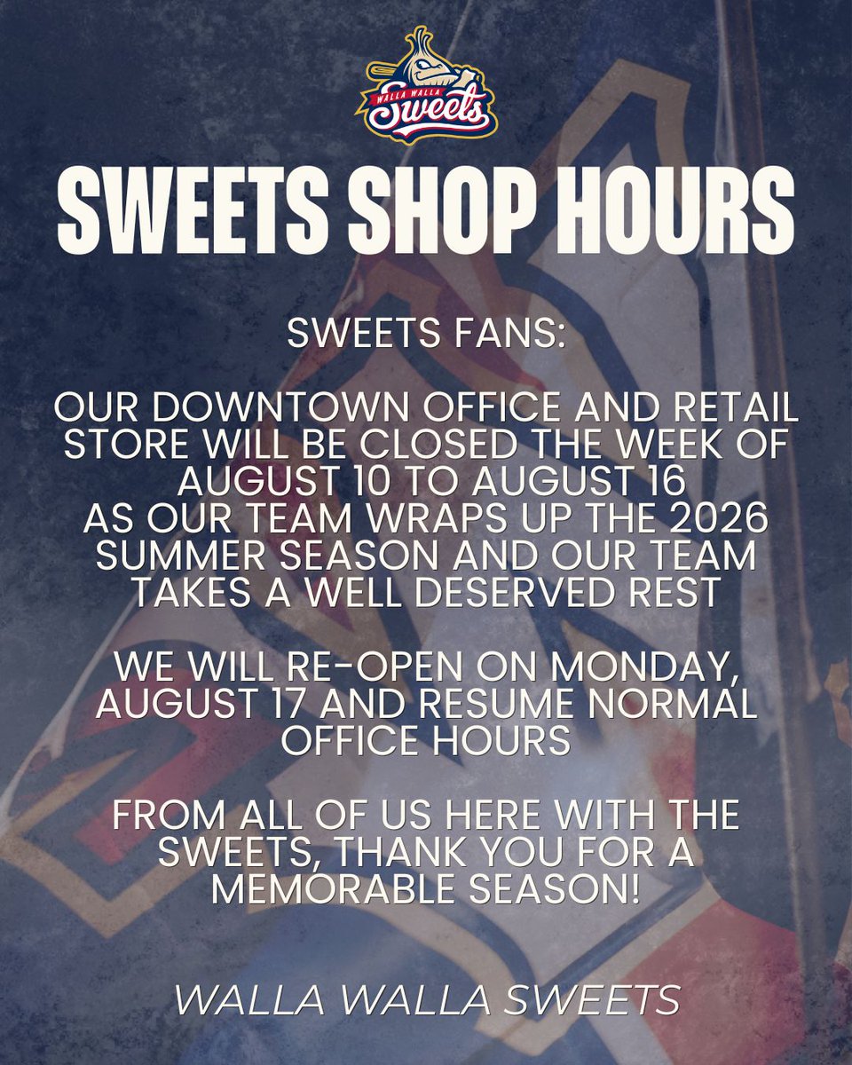 WWSweets's tweet photo. Our end of season downtown store update!

#SweetsCountry https://t.co/bLvu7MQoMv