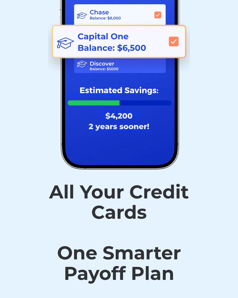 changedapps's tweet photo. Total U.S. credit card debt just topped $1.28 trillion. The average balance: $6,595. The average rate: 21%+. 

All of it! 

That's less than one Chipotle order a month to stop losing hundreds a year to interest.

#ChangedApp #CreditCardDebt #DebtFree https://t.co/vdab9Vpx3K