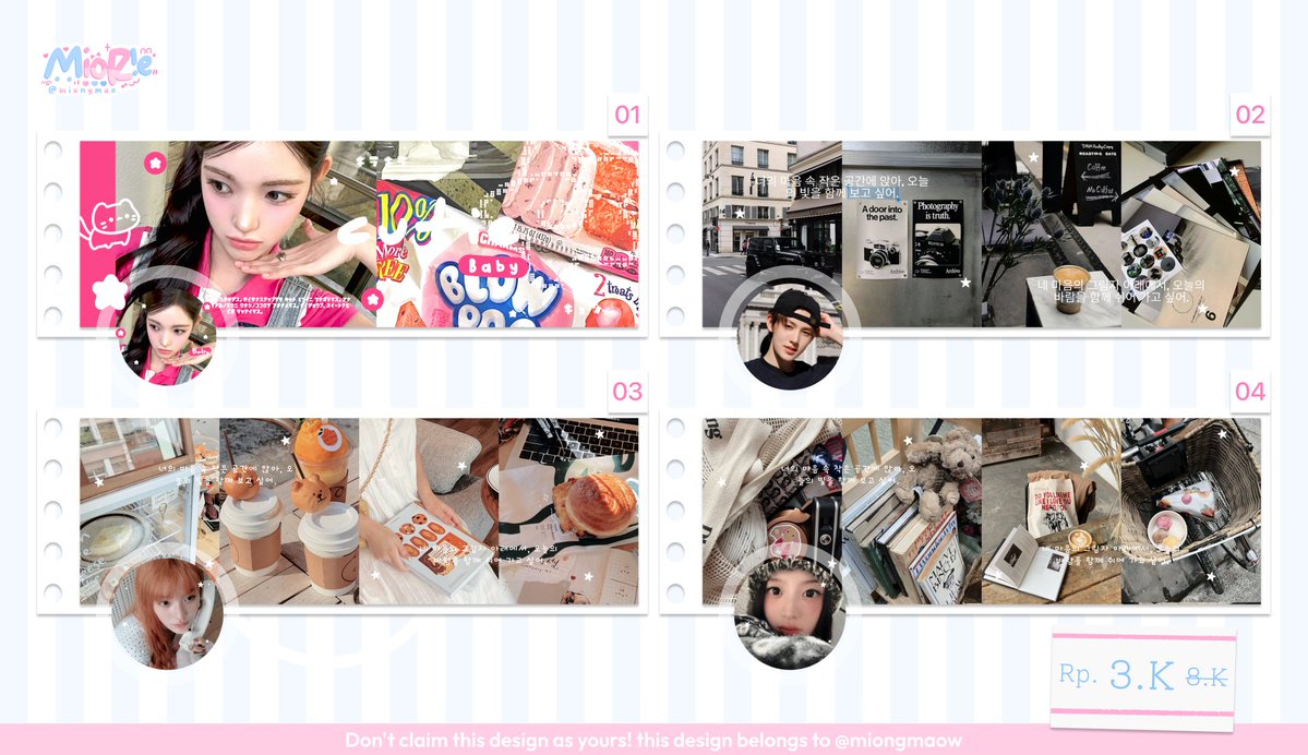 miongmaow's tweet photo. ⡞⠳⣄⣀⣠⠞⢷ ֹ۪  ♡  

any interaction very appreciated - !!   

pstt pstt it's a secret ~ 

aku membawa cs layout yang sudah lama sekaliii   :o
untuk harga tertera di gambar yaaa '.- 

 #bealanjaㅤ https://t.co/m1NHu2TFRv