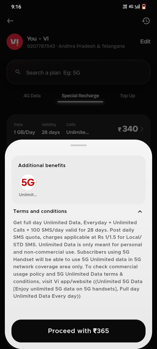 adhiseshan669's tweet photo. @FamAppSupport Totally misled by your app! I recharged Vi for ₹365 because FamApp specifically stated "Get full day Unlimited Data, Everyday." After paying, Vi only provided 2GB/day. This is false advertising, and I am stuck with the wrong plan. Please resolve/refund! 👇 https://t.co/IPY1gFBkeM