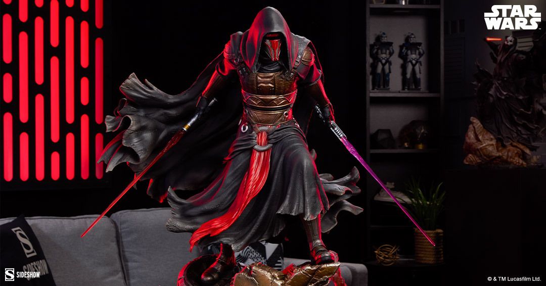 collectsideshow's tweet photo. Inspired by the STAR WARS: KNIGHTS OF THE OLD REPUBLIC™ video game series, the Darth Revan™ Premium Format™ Figure and Statue by Sideshow are available for pre-order NOW! https://t.co/nckB1r1mNJ