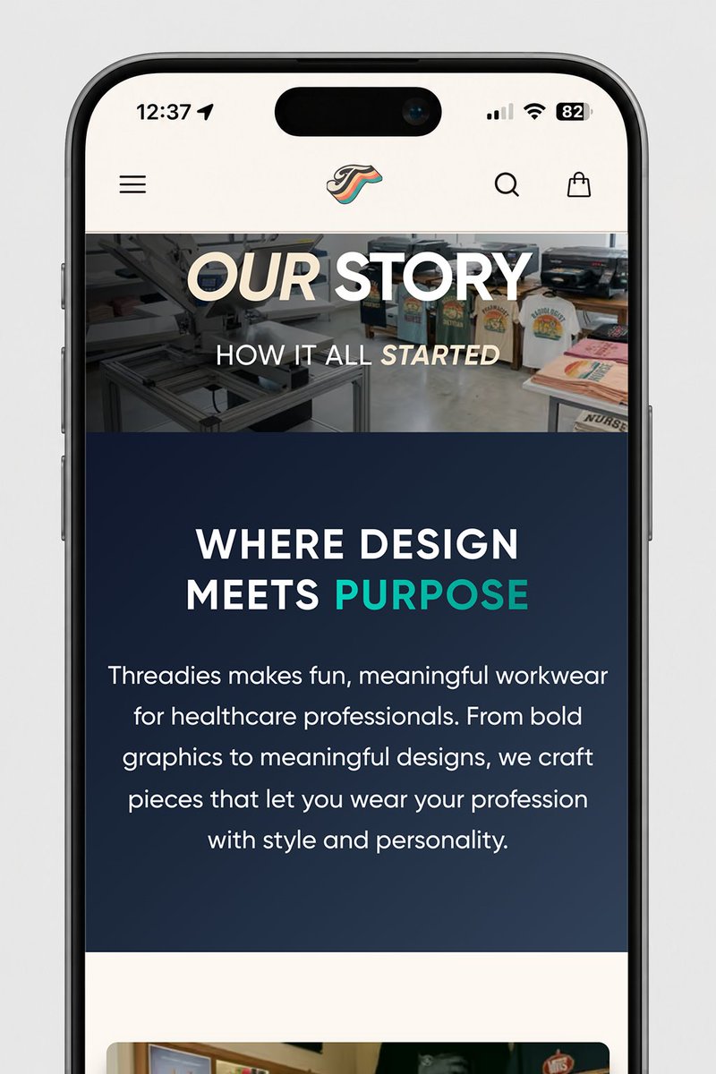 threadies's tweet photo. Threadies started with a passion—from band tees and event shirts in the early 2000s to healthcare apparel today.

Now, we’re creating meaningful workwear for those who care for others.

👀 https://t.co/KYcpgaWOnt

#HealthcareApparel #CanadianSmallBusiness #Dietitian #NurseShirt https://t.co/4kMuc93dzJ