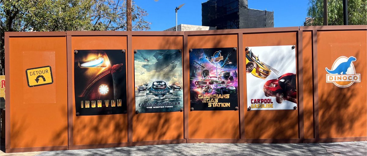 Tht_SlmGrn's tweet photo. Big fan of Cars Land and how it’s just given the Imagineers the chance to just make parody posters of already pre-existing films to coincide with their universe or whatever. https://t.co/SNLDGeaYOG
