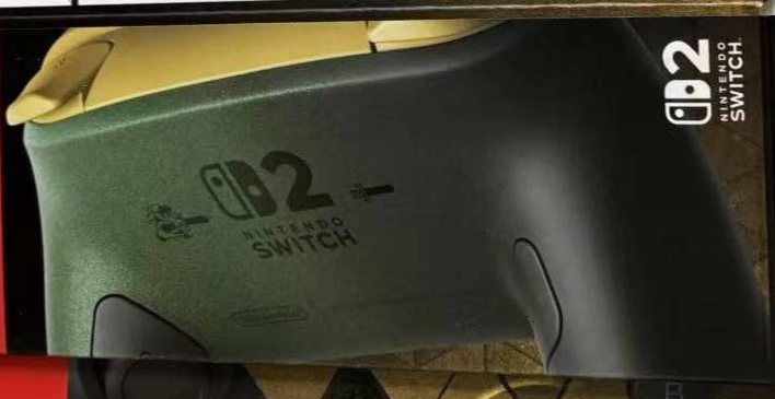 necrolipe's tweet photo. Essa parte traseira do Pro Controller de Zelda com o Link (design do NES) arremessando a espada ficou uma graça de detalhe: https://t.co/GwJQAZxDE9