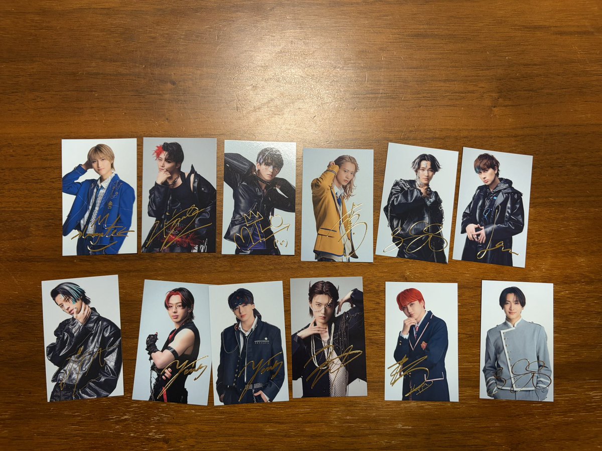 oshi_725m's tweet photo. Yes！東京HMV 箔押しプリントサイン入りトレカ　交換
譲）飯島颯、HAYATO、高岡ミロ、MORRIE、桜木雅哉、ジャン海渡、阿久根温世、EIKU、山中柔太朗、ユーキ
求）シューヤ、タクヤ、杢代和人
お気軽にお声掛けください。 https://t.co/kWDLV5zvEh