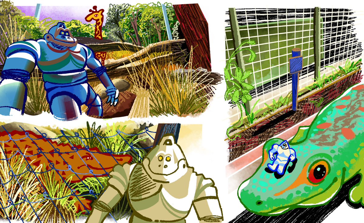 NateDHernandez's tweet photo. ☆ Mechani-Kong's day at the Zoo ☆ https://t.co/5mfNEAf7pt