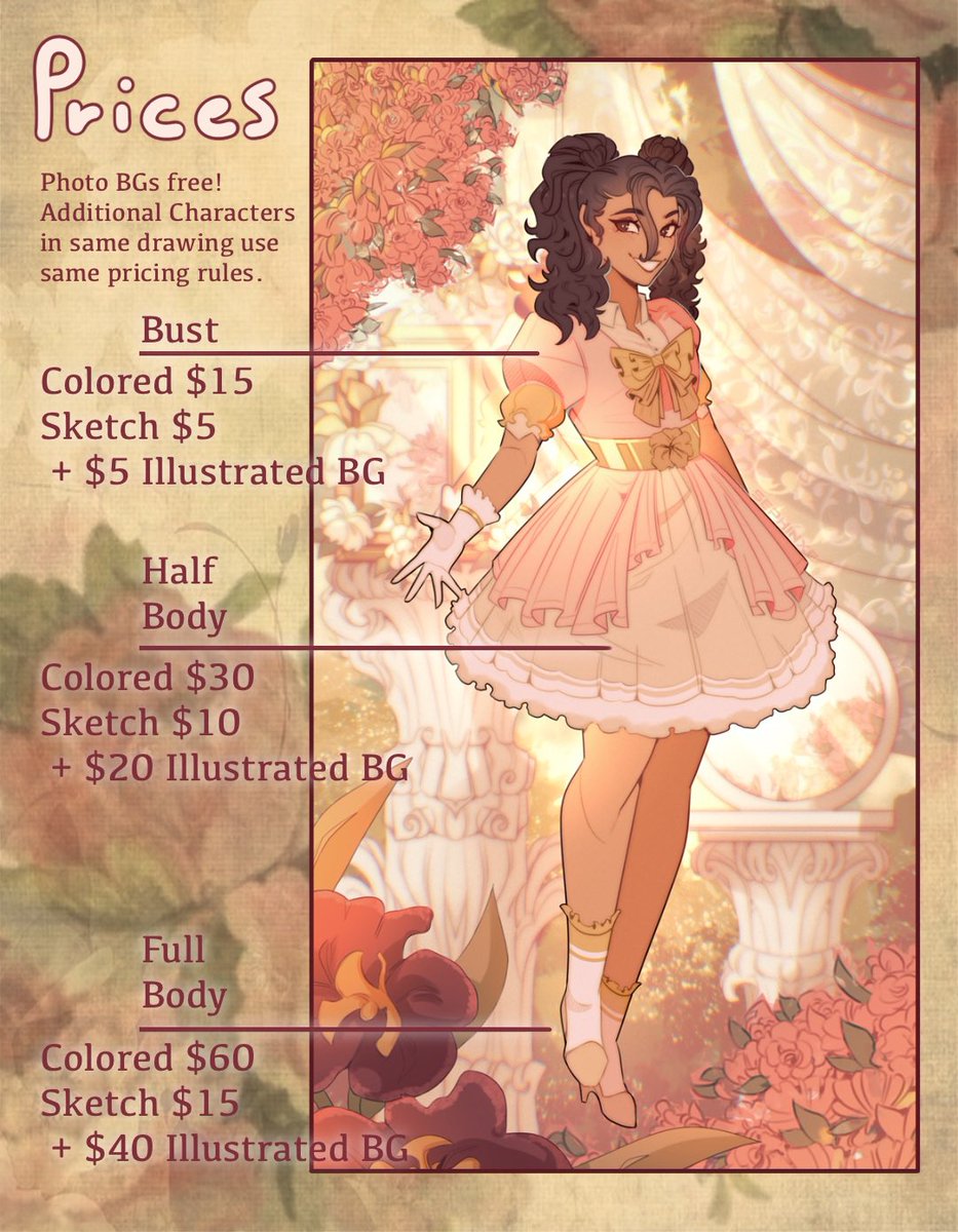 Sephinxe's tweet photo. 🍁 COMMISSIONS: OPEN 🍁
Dm me here or on instagram! >:]
#artcommissions #commission #commissionsopen #commissionsheet #characterdesignㅤ https://t.co/GX4BPBbDBZ