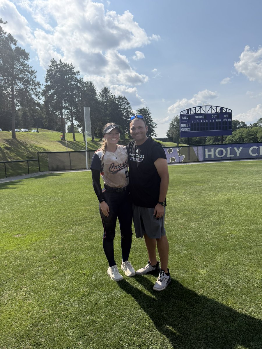 ggillette2028's tweet photo. So thankful for the invitation to @HCrossSB Elite Prospect Camp. It was great to get to know the program!
@PolarCrush @CoachWhitSB @coachakcer @Coach_Ladino https://t.co/7MXMfdemxx