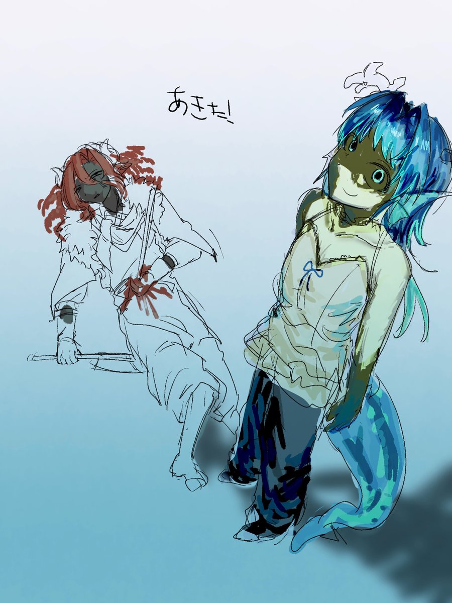 sijima_011's tweet photo. 真面目に描こうとして飽きた https://t.co/R6qVAia2nJ
