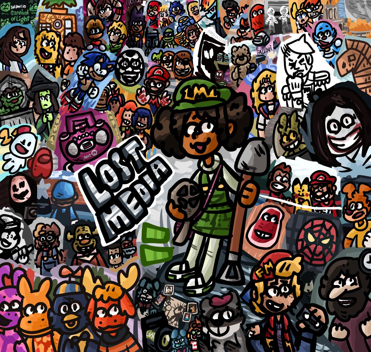 axelfilms22's tweet photo. lost media fanart ._.
@lostmediawiki
#lostmedia #lmwtan #lostmediawiki
#supermario64 #johnnyquasar
#sesamestreet #spongebob
#doraemon #sonic
#rayman #batgirl
#thebeatles #fnaffangame
#sabanmoon #starwars
#rabbids #fallout #jeffthekiller https://t.co/5yNoWSjivH