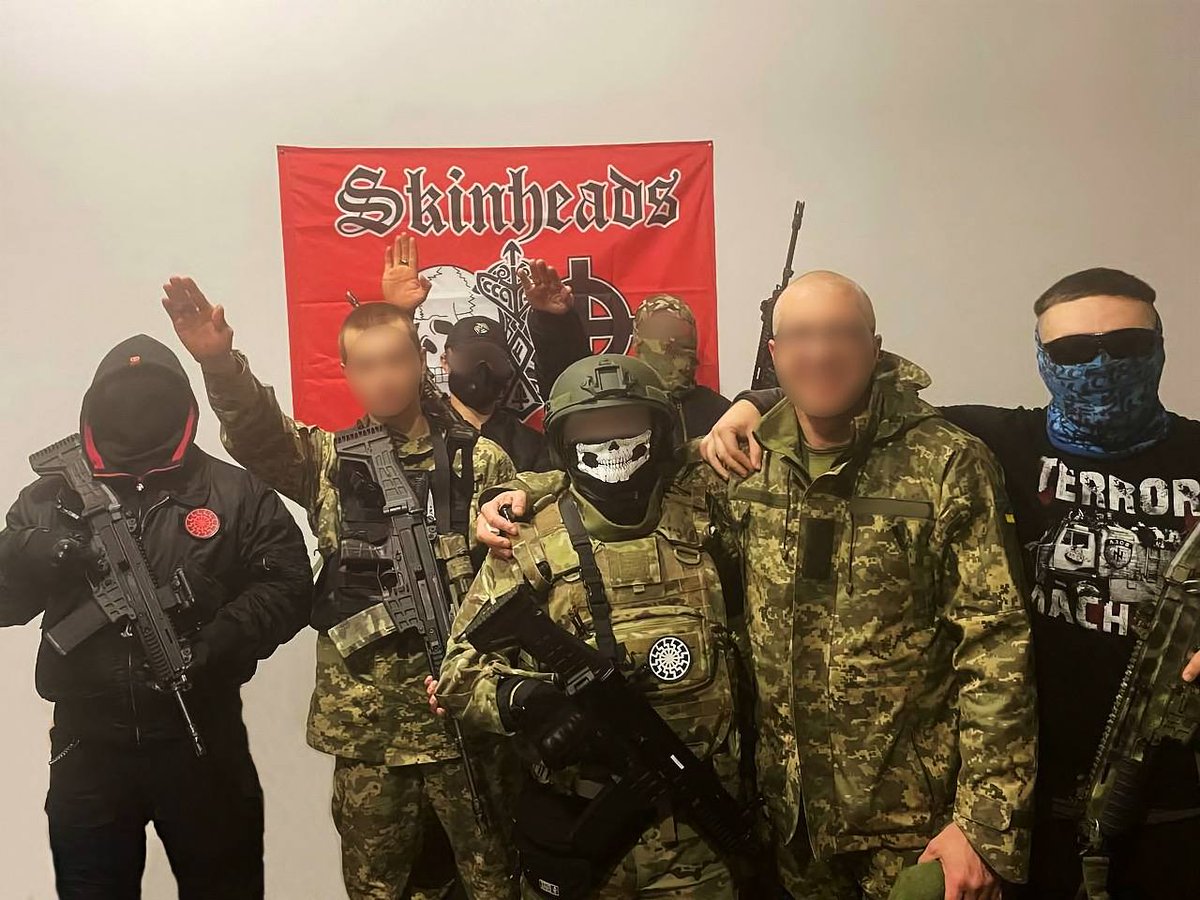SouvPopulaire's tweet photo. Z-Komitet a dévoilé des composantes des troupes engagées par l’Ukraine dans la contre-offensive de #Zaporojie… l’internationale néonazie et djihadiste, #Revanche, l’#OUDA, #Bratsvo, #KastousKalinovski, #Kraken, Kabul9… la lie de l’humanité pour #Kiev
https://t.co/ix6vqglXbn https://t.co/xtC8wU0SGh