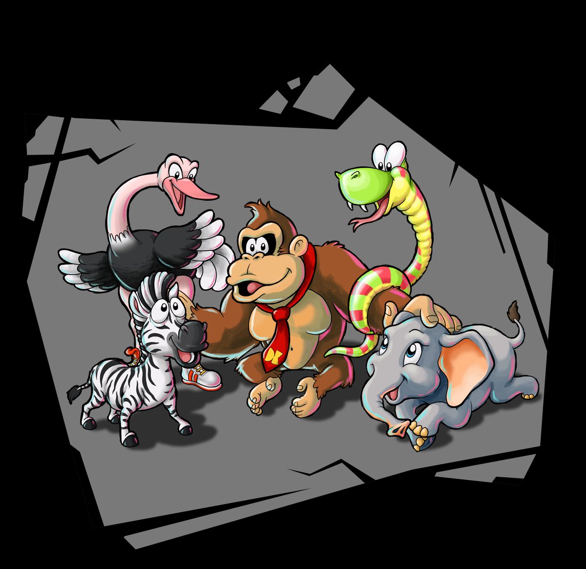juliusaurus's tweet photo. Final score, 3/4

Heh, we all knew this would happen, the no-name zebra from Returns didn't stand a chance, but this is the better result. Love my boy Winky!! 

Now I just hope we can also get Squitter the spider to complete the rideable animal buddies! https://t.co/BK5E6OErkV