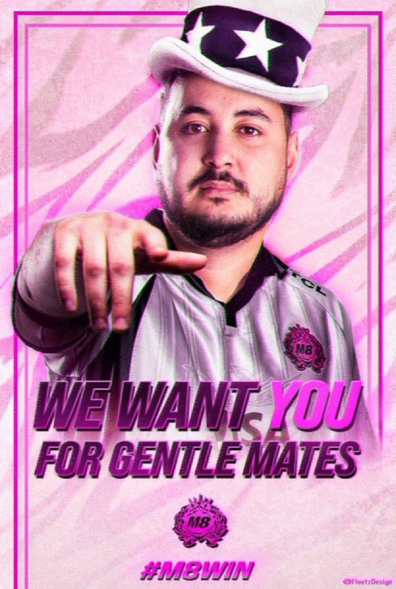 DameFCB's tweet photo. @HyDrAnml @ScrappyNJ 

WE WANT YOU FOR #GENTLEMATES 

#M8WIN https://t.co/VzrbWzMwTJ
