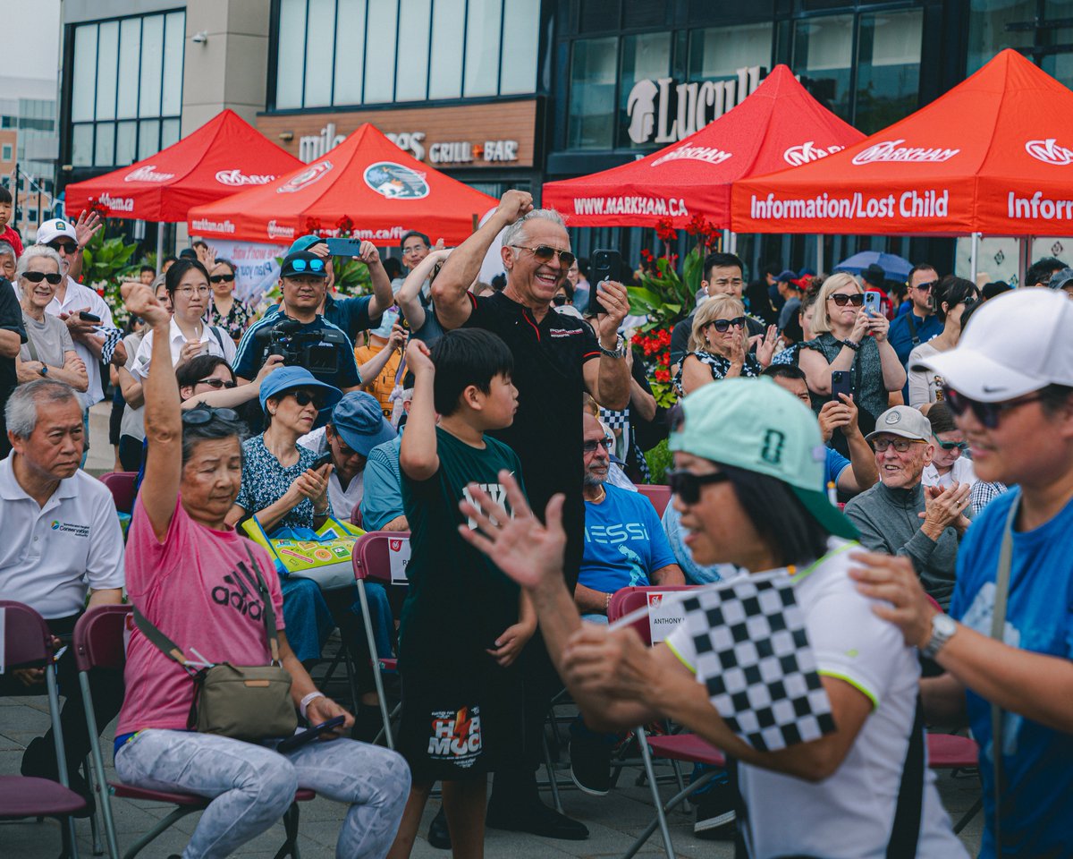 ontario_indy's tweet photo. Let's get this party started, Markham 🎉 

What a warm welcome to the Ontario Honda Dealers Indy at Markham in yesterday's @cityofmarkham Indy Launch Party 🏎️ 

#indyON https://t.co/SXBjYze23v