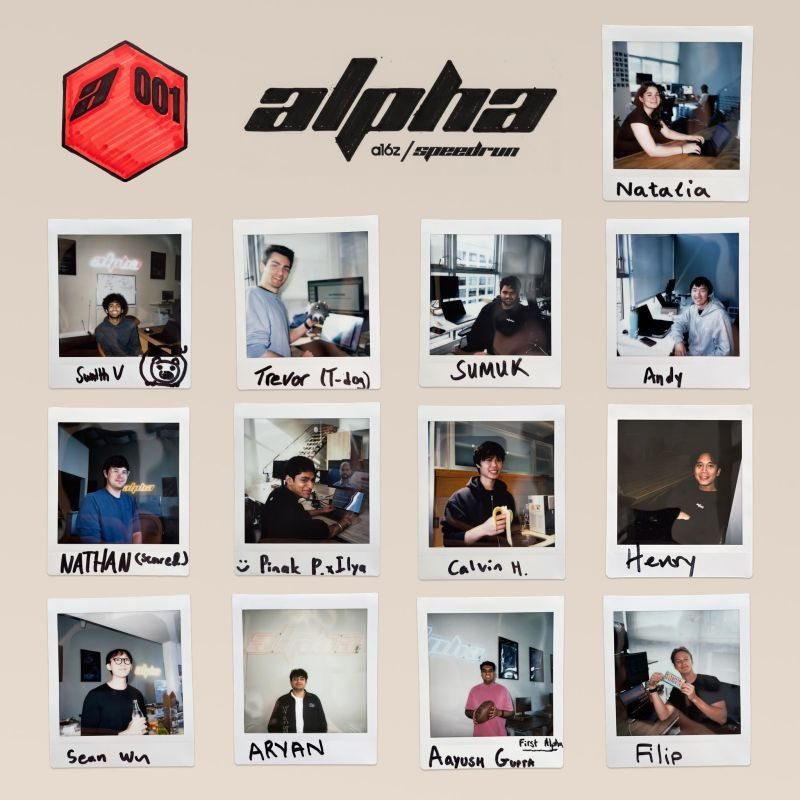 AayushFromSpace's tweet photo. spent the last 8 weeks in the @speedrun alpha program

It was incredible to build alongside some of the smartest people i've ever met.

Special shoutouts to @KatiaAmeri @andrewchen  @meientc @The_Pangean @joegarciaisme  @justmazer
for making the program goated. 

featuring @pmarca