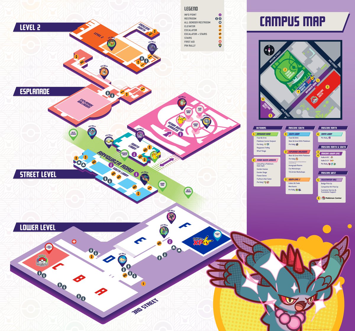 SerebiiNet's tweet photo. Serebii Update: The PokémonXP &amp; Pokémon World Championships venue maps have been officially released

https://t.co/NWlAdn57aQ https://t.co/8G2Emp5bxl