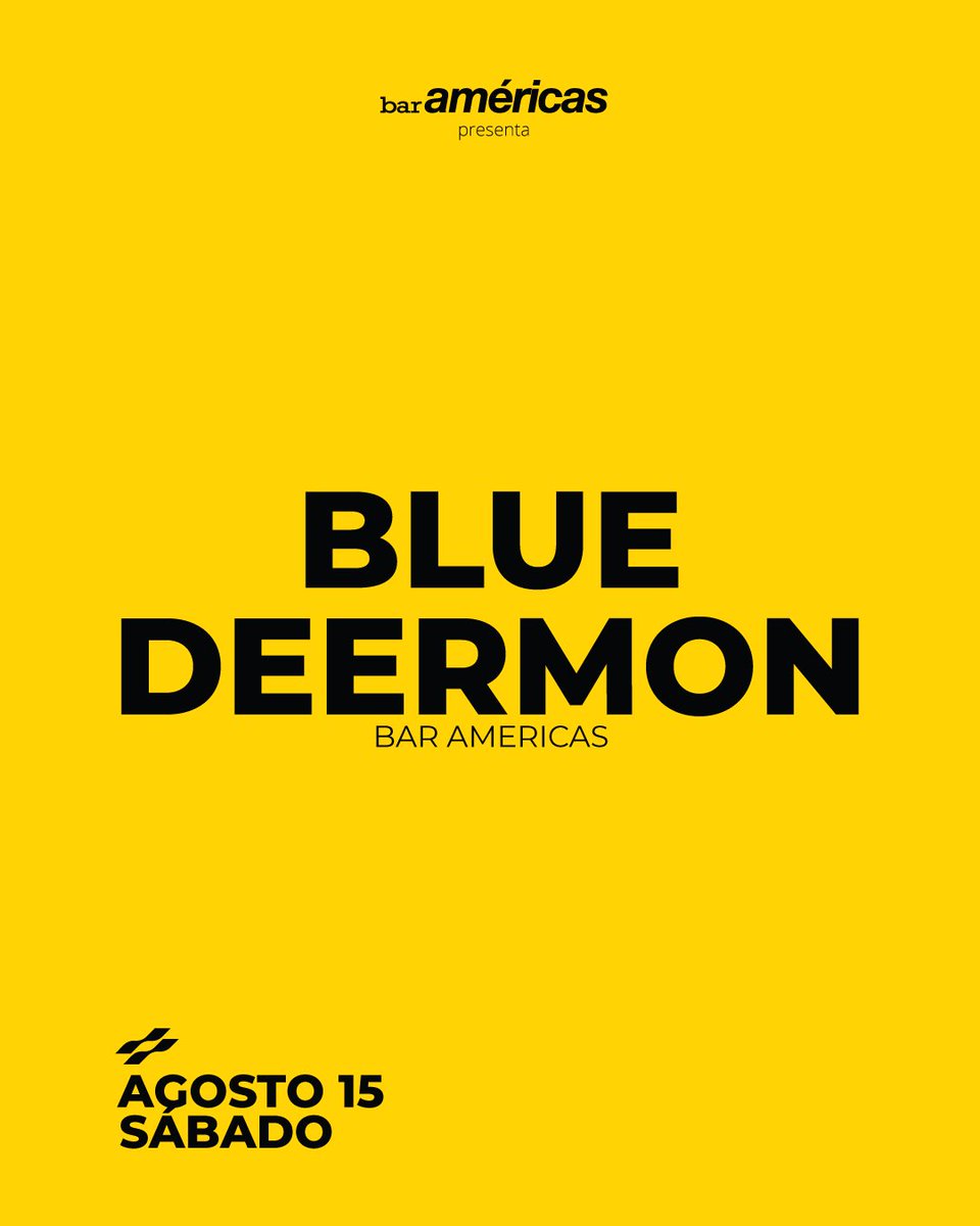 baramericas's tweet photo. Blue Deermon se presenta este sábado 15 de agosto en el #RedRoom de Bar americas! https://t.co/ozMWKSRXTO
