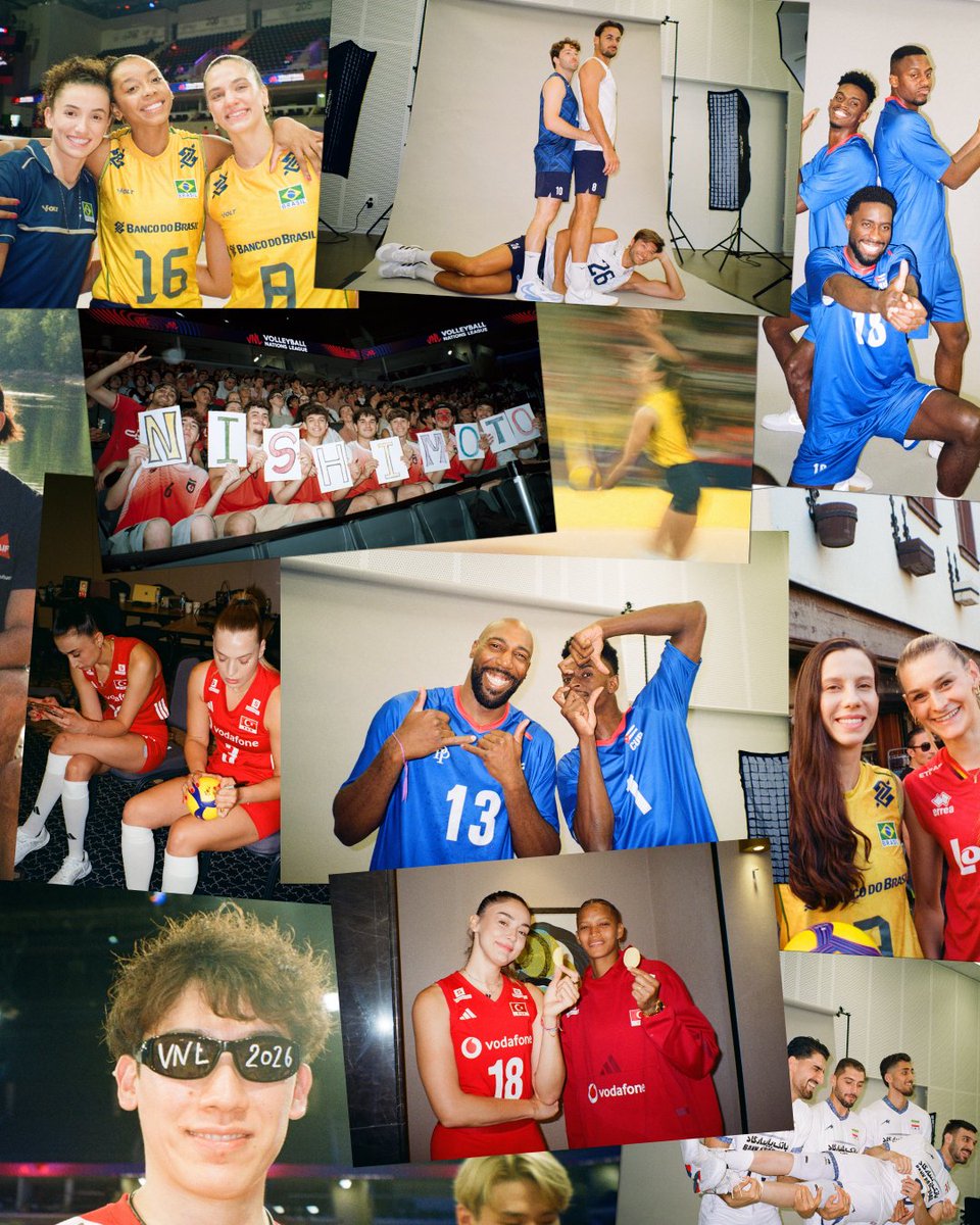 volleyballworld's tweet photo. #VNL2026: NO FILTER. JUST VIBES. 🎞️😂

Serving volleyball, chaos and questionable poses: one film photo at a time. 📸

Which one belongs on the fridge? 👀👇

🏐 #BePartOfTheGame #Volleyball https://t.co/ntTPL6N6eN