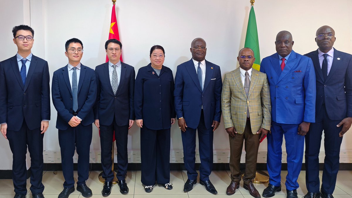 guynestoritoua's tweet photo. En ma qualité de #Coordonnateur du Comité technique du #FOCAC, j'ai eu l'insigne honneur de recevoir, ce mardi 11 août 2026, S.E.Mme AN Qing, #Ambassadeur Extraordinaire et Plénipotentiaire de la République Populaire de #Chine auprès de la République du Congo. Cette rencontre a été une nouvelle occasion d’échange de vues à l’approche de la 18e réunion des haut fonctionnaires du FOCAC qui se tiendra à Brazzaville, du 26 au 27 novembre 2026.
