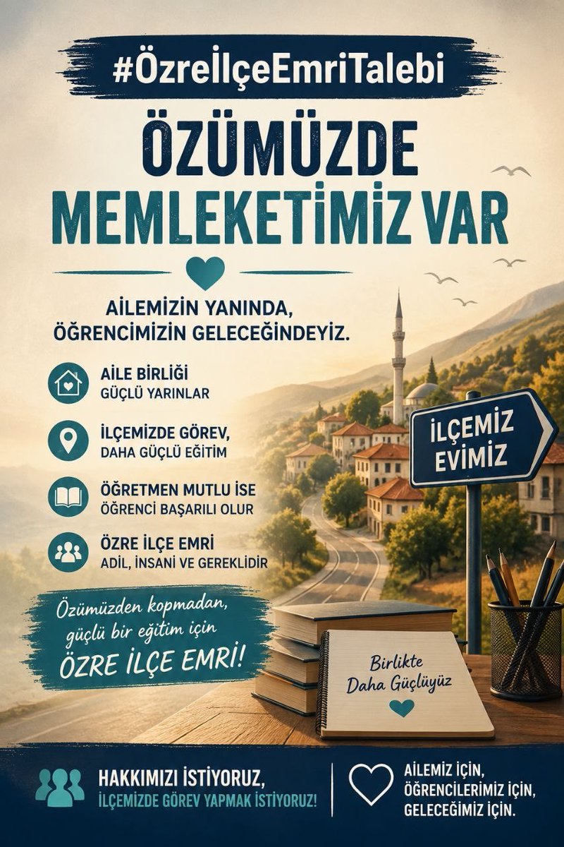 lunaceku's tweet photo. Sesimizi duyun lütfen 

İL İÇİ İLÇE EMRİ müjdesini bekliyoruz..
@_aliyalcin_  
@TalipGeylan06 
@kademozbay_
@tcmeb @mebpgm @cftcblnt
@Yusuf__Tekin 
@YilmazzGuney
@ProfDrAGurcan
#ÖzreİlçeEmriTalebi https://t.co/Fm5uDDJgYT