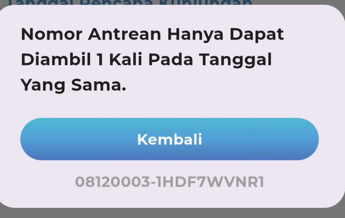 jauhpergi_'s tweet photo. Halo min
@BPJSKesehatanRI ini kenapa? Kok tidak bisa ambil nomor antrean? https://t.co/dk7L0ySuBl