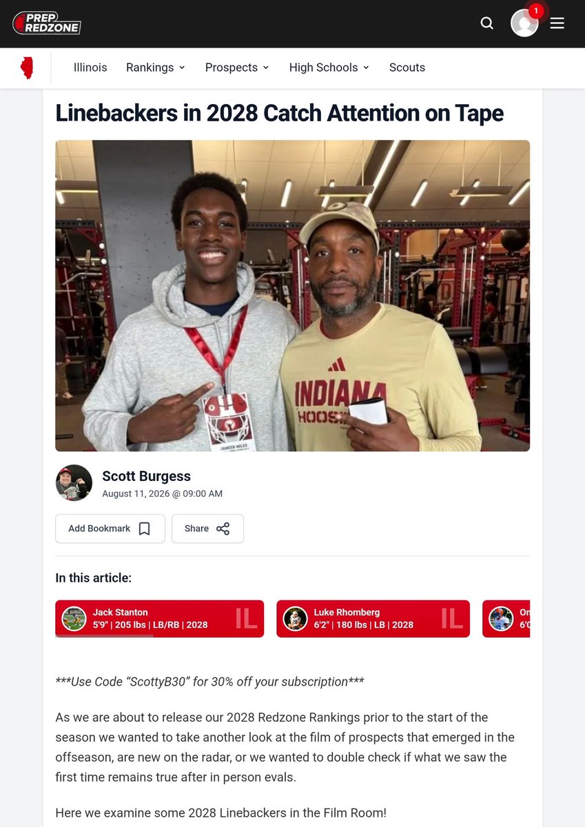 rhys_landsmann's tweet photo. Thank you @PrepRedzoneIL for the recognition in the write up for 2028 linebackers! Looking forward to a great junior season!

@mwfbrecruiting @247Sports @IHSASMBALL @bmchsfootball @DeepDishFB @youngbloodgreg @coachPatRyan @EDGYTIM @RivalsHS @Rivals @TheUCReport @nielstopczynski @CoachBurket @Coachragone @Coach_zags @IWUCoachJW @CoachLuceSXU @Coach19Bell @OJW_Scouting @CoachBrown24 @Coach_Chaffee @CoachJCaraway @coach_cahill @JacksonKing_FB @bbubna @David_Josephson @DanSwanstrom @CoachJDittman58 @Smith_D55 @coach_smcgowan @RyanBrowne05