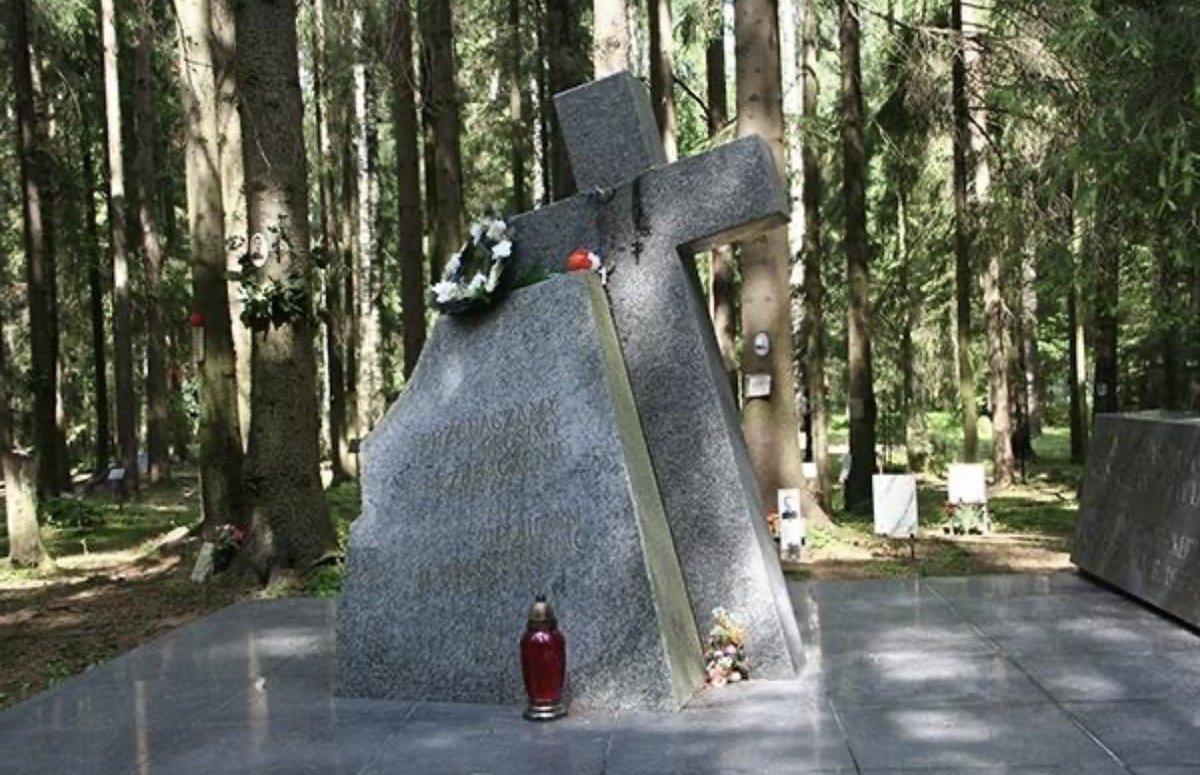 ReidEdwardII's tweet photo. On this day, August 11, 1937, one of the most extensive campaigns of ethnic persecution during Stalin’s Great Terror began.

Nikolai Yezhov, head of the Soviet NKVD, signed Order No. 00485, launching what became known as the “Polish Operation.” It was justified with the lie that a vast network of Polish spies and saboteurs had infiltrated the Soviet Union. In reality, the operation targeted people simply because they were Polish, had Polish relatives, practiced the Catholic faith, or maintained some connection to Poland.

Arrests came at night. Families watched fathers and husbands disappear without explanation. Prisoners were tortured into signing fabricated confessions and condemned through hurried administrative procedures that offered no genuine defense. Many were taken to execution grounds, shot in the back of the head, and buried in unmarked graves.

At least 139,835 people were sentenced during the operation. No fewer than 111,091 were murdered. Nearly 29,000 others were condemned to prisons or labor camps. Wives were deported, children were taken away, and entire Polish communities within the Soviet Union were shattered.

These people were not killed for anything they had done. Their identity itself had been transformed into evidence of guilt.

The “Polish Operation” remains one of Stalinism’s greatest and least remembered crimes. Behind its enormous numbers were individual human beings: parents, children, workers, teachers, farmers and priests, people whose lives were erased and whose families were often forbidden even to ask where On this day, August 11, 1937, one of the most extensive campaigns of ethnic persecution during Stalin’s Great Terror began.

Nikolai Yezhov, head of the Soviet NKVD, signed Order No. 00485, launching what became known as the “Polish Operation.” It was justified with the lie that a vast network of Polish spies and saboteurs had infiltrated the Soviet Union. In reality, the operation targeted people simply because they were Polish, had Polish relatives, practiced the Catholic faith, or maintained some connection to Poland.

Arrests came at night. Families watched fathers and husbands disappear without explanation. Prisoners were tortured into signing fabricated confessions and condemned through hurried administrative procedures that offered no genuine defense. Many were taken to execution grounds, shot in the back of the head, and buried in unmarked graves.

At least 139,835 people were sentenced during the operation. No fewer than 111,091 were murdered. Nearly 29,000 others were condemned to prisons or labor camps. Wives were deported, children were taken away, and entire Polish communities within the Soviet Union were shattered.

These people were not killed for anything they had done. Their identity itself had been transformed into evidence of guilt.

The “Polish Operation” remains one of Stalinism’s greatest and least remembered crimes. Behind its enormous numbers were individual human beings: parents, children, workers, teachers, farmers and priests, people whose lives were erased and whose families were often forbidden even to ask where they had gone.

We remember these victims by name where names survive, and as members of a persecuted people where Stalin’s executioners attempted to leave no trace.

To forget them would be to complete the work of those who murdered them.
To forget them would be to complete the work of those who murdered them.

Photo: Memorial to the Polish victims of Stalinist repression