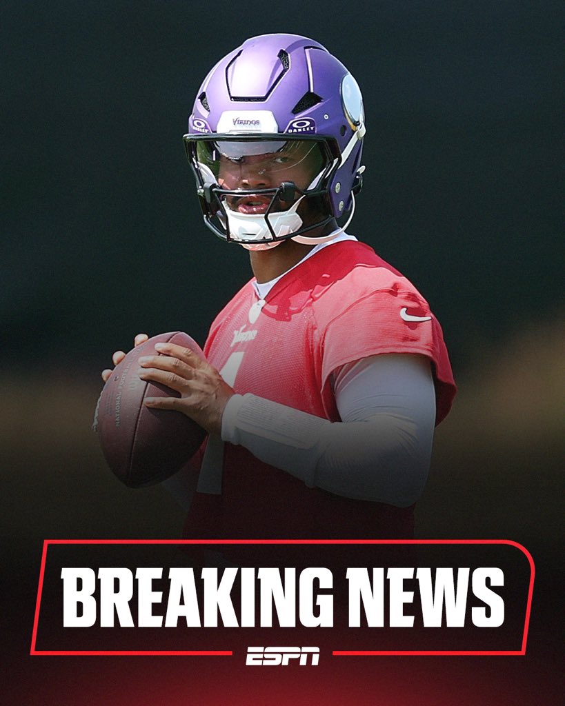 Adam Schefter: ESPN sources: the Vikings have named Kyler Murray their starting QB. https://t.co/VBE4azfGoF