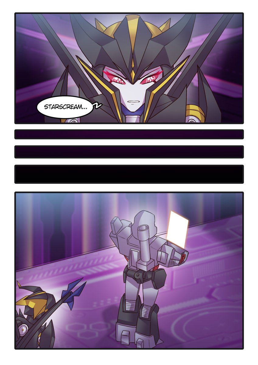 saizuart's tweet photo. My subordinate can't be this cute Special episode 2 1/7 

#transformers #maccadam #maccadams #decepticon #starscream #megatron https://t.co/u6vA40gp3U